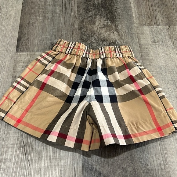 Burberry Vintage Patchwork Check girls shorts size 4 - Picture 6 of 15